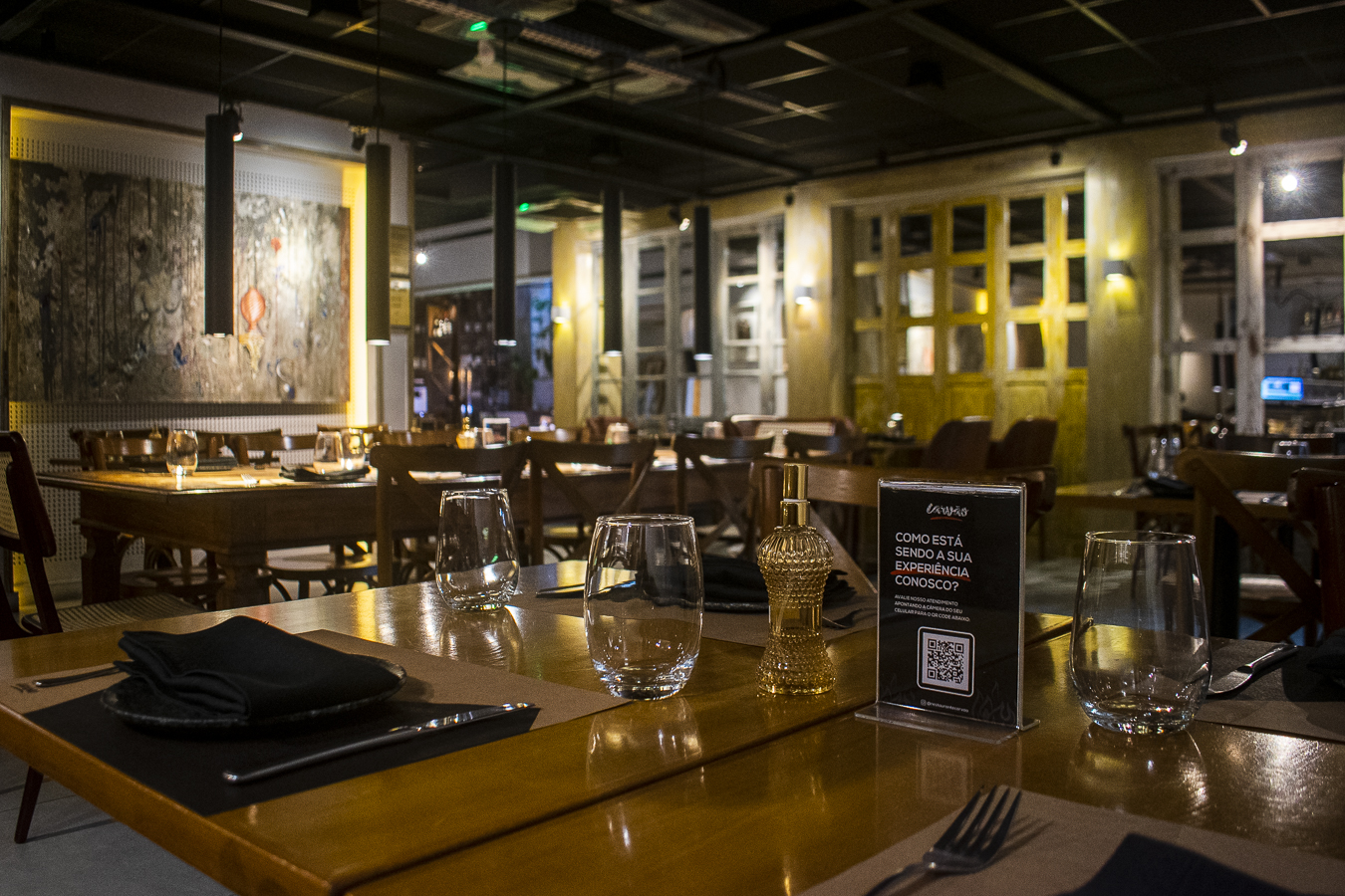 Restaurante Carvão Interior